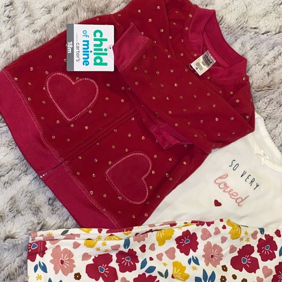 💖NWT!!!💖Girls 3piece Child of Mine Carter’s 18m - Picture 4 of 4